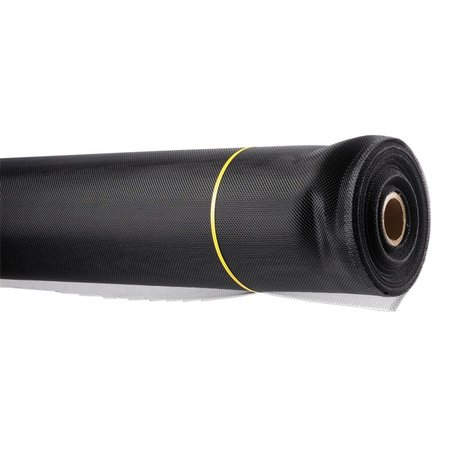 PERFECTPILLOWS 60 in. x 100 ft. Aluminum Screen Cloth, Black PE2514119